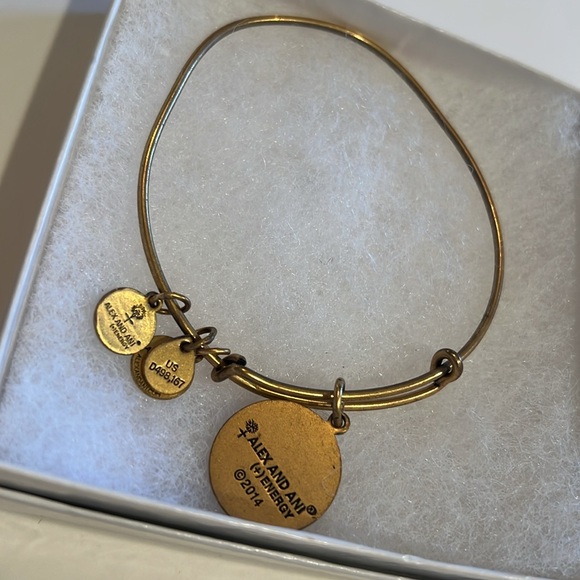 Alex and Ani gold “A” initial bangle / bracelet - Picture 3 of 3